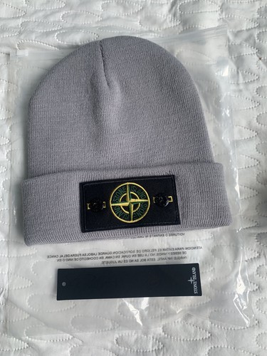 Bonnet stone island gris - island, clair