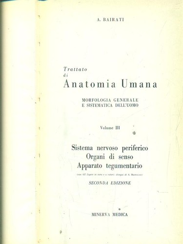 Trattato anatomia umana - trattato, di