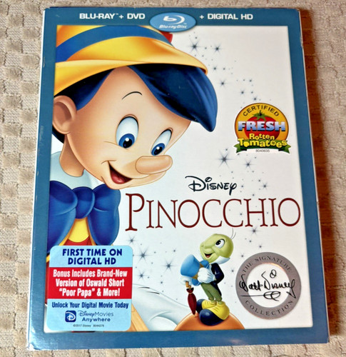 Pinocchio blu ray dvd - pinocchio, &