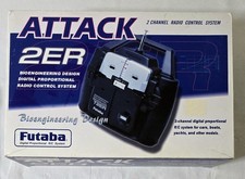 Futaba Radio Controller Attack 2ER 2 Channel, senza quarzo.