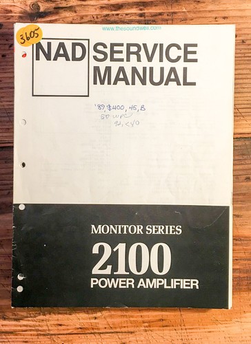 Amplificatore nad modello - amplificatore, 2100