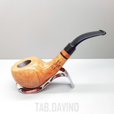 PIPA LUIGI VIPRATI LISCIA NATURALE DUE QUADRIFOGLI HANDMADE IN ITALY LV13