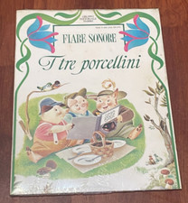 FIABE SONORE I TRE PORCELLINI-FABBRI ED.1983 -CON DISCO -BLISTERATA -MAGAZZINO