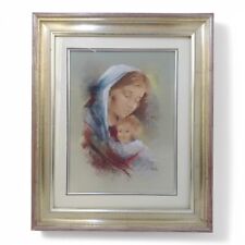 QUADRO MADONNA CON BAMBINO - LORENZO RELLI  TECNICA MISTA SU TELA
