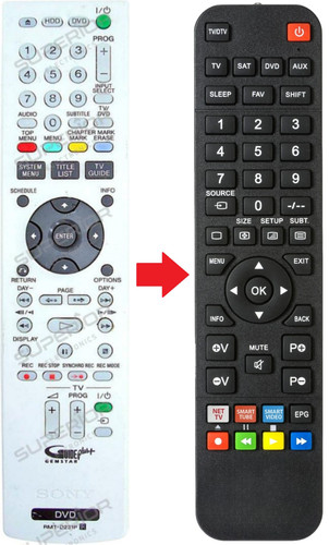 Telecomando ricambio per - di,