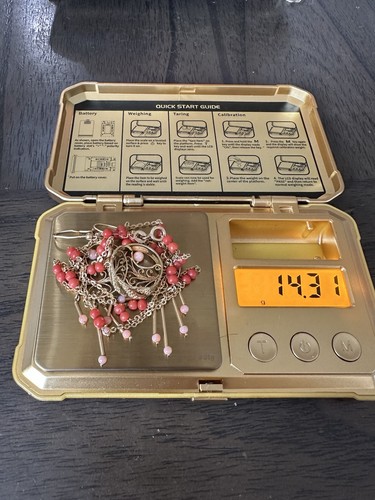 Lotto anelli collana orecchini