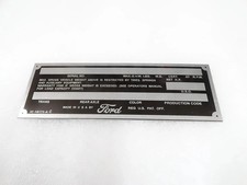 2X TARGA DATI PER CAMION