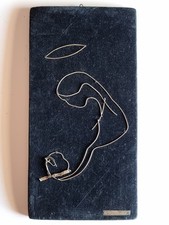 Quadro artistico intitolato “Natività” dell’artista Tore Pintus Filoin Argento 