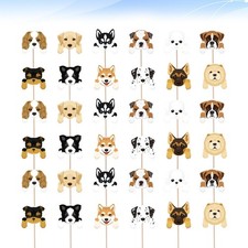  36 Pcs Decorazione Torta Compleanno Cupcake Toppers Decorazioni Cani
