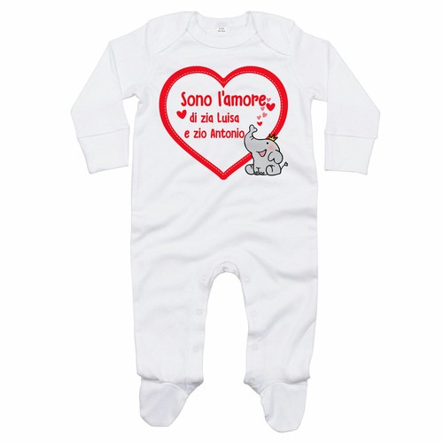 Tutina neonato personalizzata