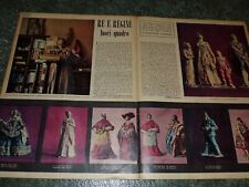 CLETO TOMBA SCULTORE DISEGNATORE ANNO 1954 ANNI 50 CLIPPING ARTICOLO