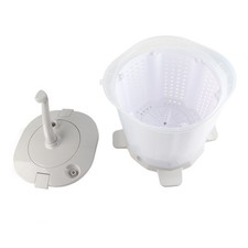 Lavatrice a manovella portatile grigia lavatrice manuale per Dormito TO