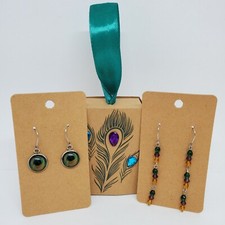 Lotto 2 orecchini pendenti KL