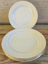 1953 S C I Laveno 4 Piatti Ceramica Dessert Filo Oro Piatto porcellana