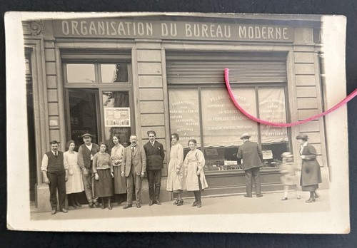 Carte photo cpa lyon devanture - lyon,