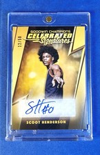2023 UD Goodwin Champions Celebrated Signatures Scoot Henderson /50