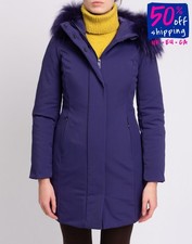 RRP €570 RRD ROBERTO RICCI DESIGNS piumino IT44 US8 L impermeabile pelliccia di procione