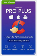 CCleaner Professional Plus 2025 Windows (PC) - 3 dispositivi 1 anno chiave