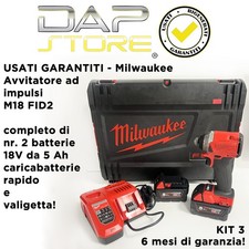 USATI GARANTITI - Avvitatore ad impulsi M18 FID2-502X con 2 batterie e garanzia