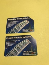 SIP - 2 Schede Telefoniche  Usate Da Lire 5.000  E 10.000