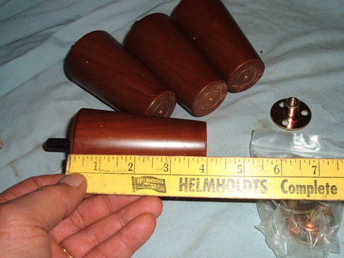 Gambe legno rotonde in - gambe,