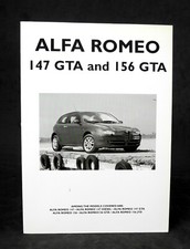 Alfa Romeo 147 GTA and 156 GTA