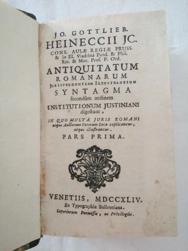 Gottlieb heineccii jc - gottlieb.,