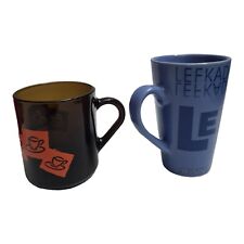 TAZZA coppia di Tazze POCKET COFFEE IN VETRO - LEFKADA CERAMICA PUBBLICITARIA