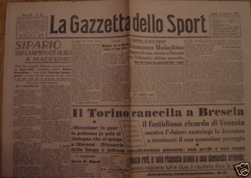 Gazzetta sport lunedi - gazzetta, lunedi'