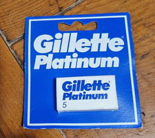 5 lame GILLETTE PLATINUM