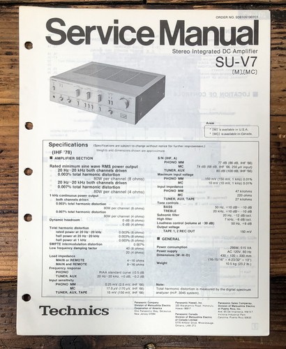 Technics amplificatore - technics,