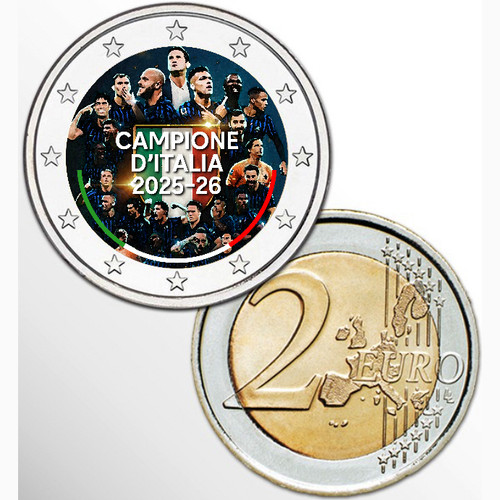 Euro inter campione - 2€,