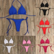 Set bikini sexy donna cravatta