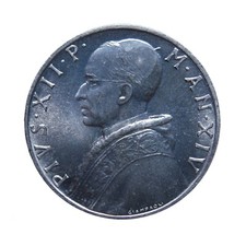 10 lire 1952 - Roma - Pio XII