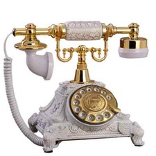 Telefono fisso vintage girevole nuovo quadrante girevole antico telefono fisso per casa