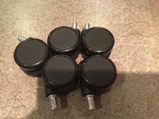 Set di 5 ruote Herman Miller Soft Edge Aeron / Mirra / Celle / Embody