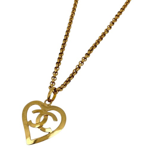 Collana chanel motivo cuore - collana,