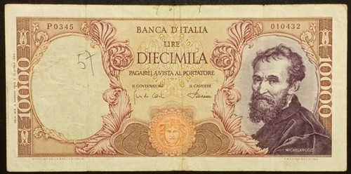10000 lire 1968 - 10000, bb