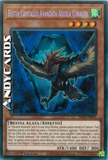 BESTIA CRISTALLO AVANZATA AQUILA COBALTO • Segreta • BLCR IT015 • 1Ed • Yugioh!