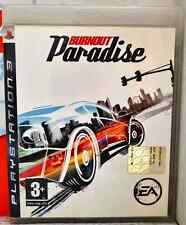 BURNOUT PARADISE PS3 PLAYSTATION 3 ITALIANO RACING GAME NO MANUALE OTTIMO STATO