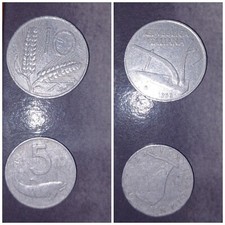 1953 Italian Republic 5 and 10