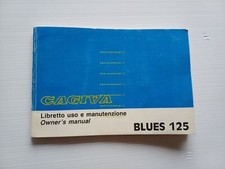 Cagiva 125 Blues 1988 manuale uso manutenzione libretto originale Italiano