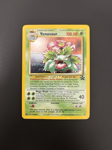Pokemon venusaur promo - venusaur, 13