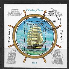 Tanzania 1994 Navi a vela M/S