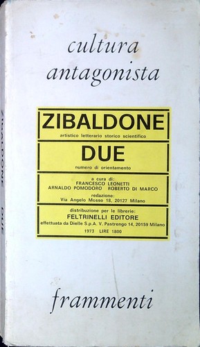 Zibaldone due cultura - due.,