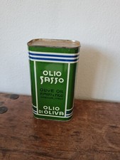 OLIO SASSO  vecchia lattina con olio