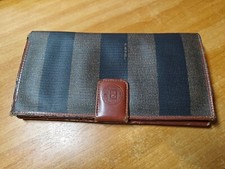 Portafoglio / portadocumenti Fendi, pelle e tessuto