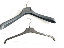 Autentico appendiabiti Prada in plastica made in Italy vintage + appendiabiti cop.copine