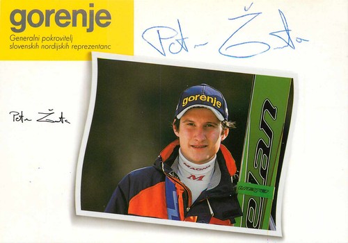 Autografo peter zonta - peter,