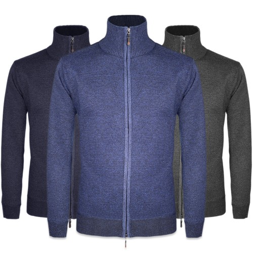 Maglione uomo invernale zip - maglione,